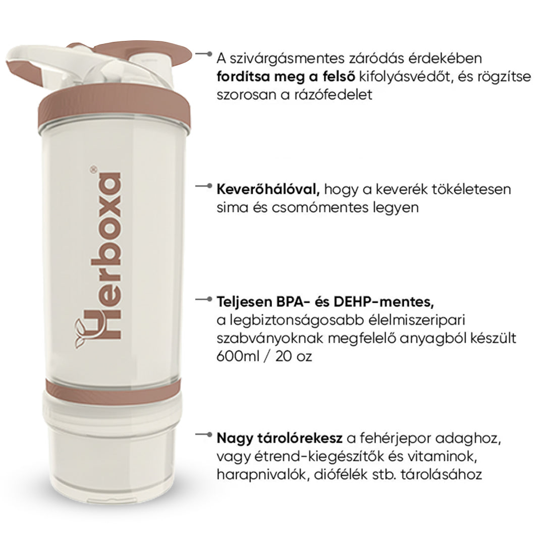 STEKLENIČKA ZA SHAKER Herboxa® (BREZPLAČNO)