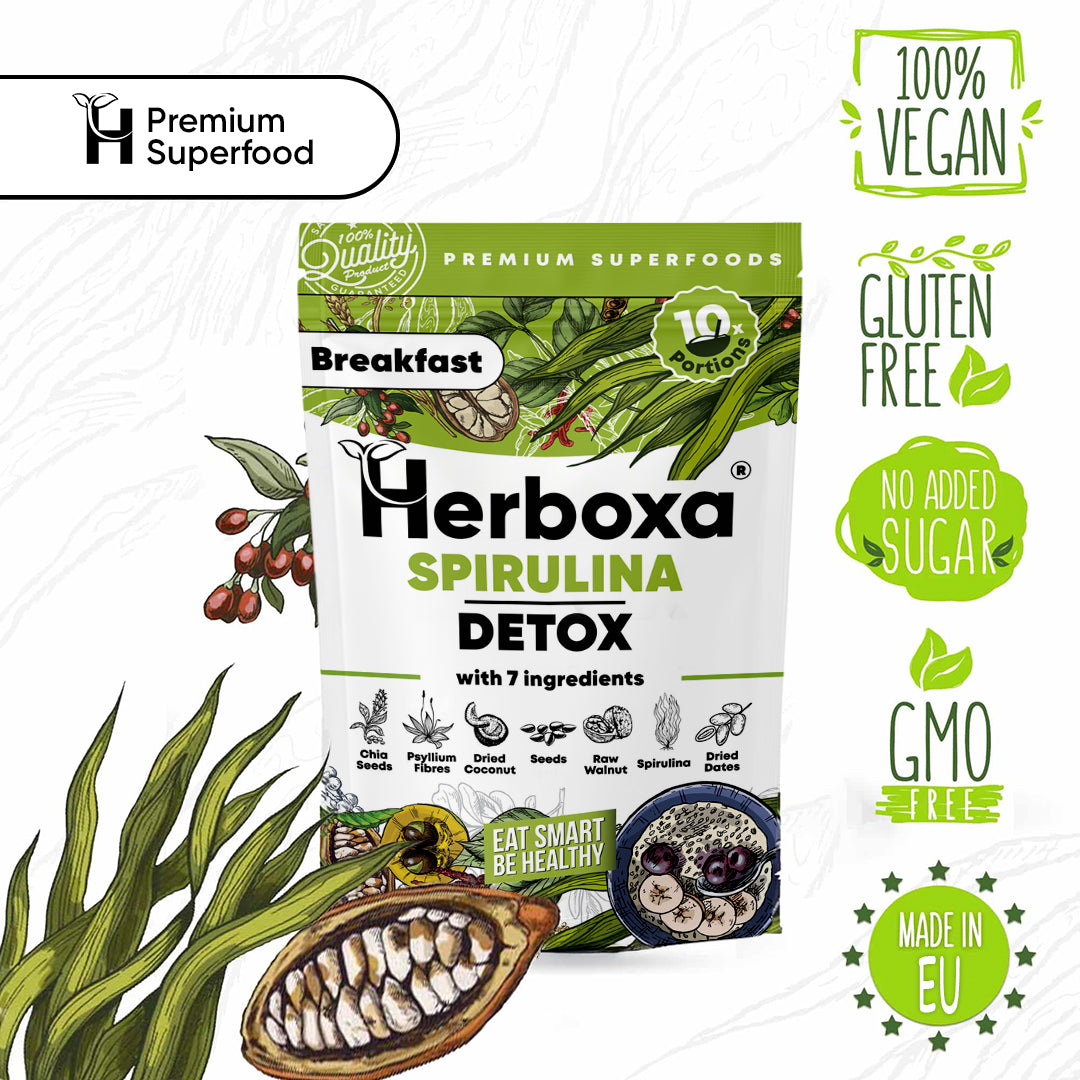Spirulina Detox - Zdrav zajtrk s spirulino iz “hitro pripravljene hrane”