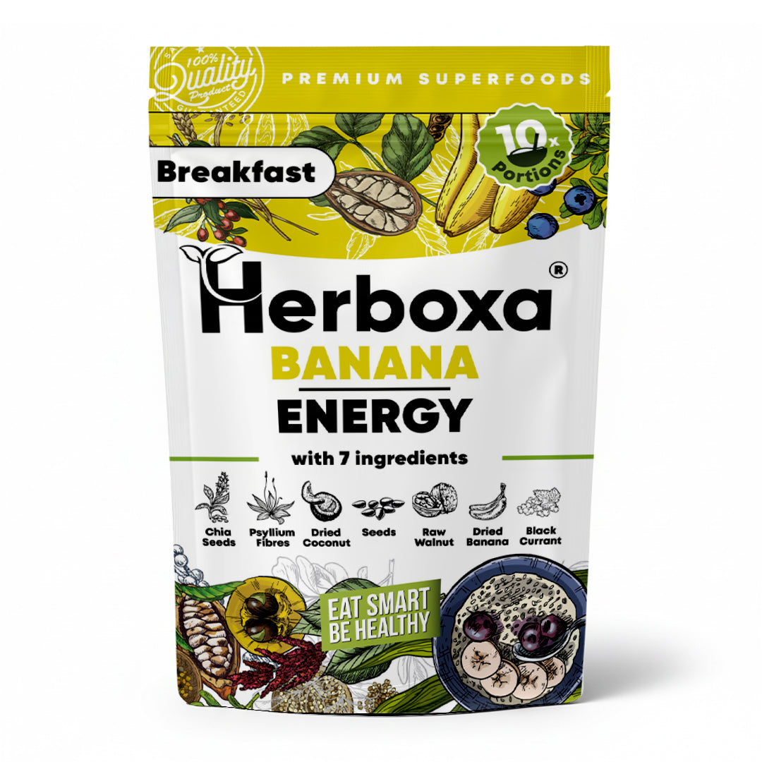Banana Energy – Zdrava ”hitra hrana” v obliki mešanice za zajtrk 