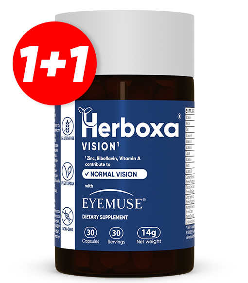  Herboxa® Vision | z EYEMUSE®, cinkom, Lutein&Zeaksantin